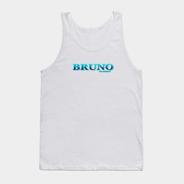 BRUNO. MY NAME IS BRUNO. SAMER BRASIL Tank Top by Samer Brasil